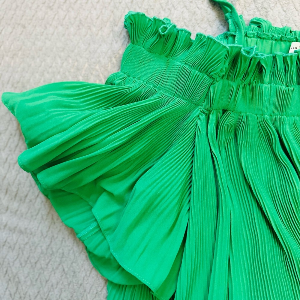 Endless Rose Green Ruffled Top - Picture 5 of 6